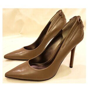 Enzo Angiolini Pump Heel Shoes Size-10M Taupe Leather